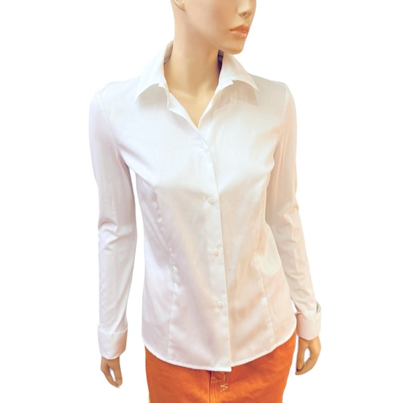 Anatomie Top Button Up Shirt Blouse Size Small  Buttoned Cuffs New with out tag - Picture 7 of 8